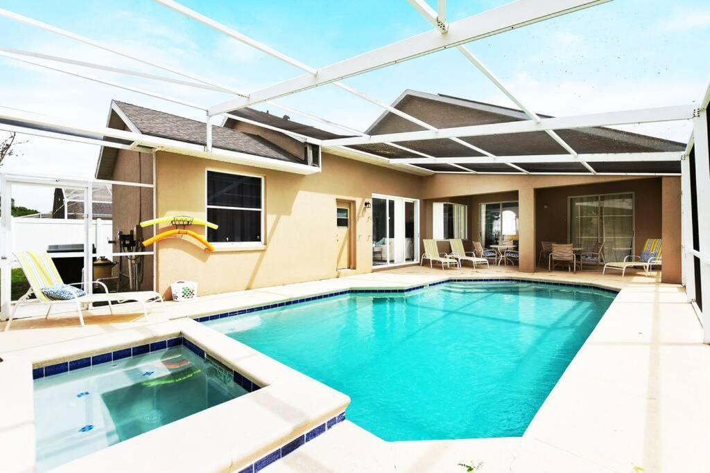 Spacious Disney Themed 5Bed Villa! Private Heated Enclosed Pool/Spa/Bbq! Davenport Exterior foto